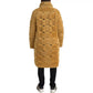 Bottega Veneta Yellow Wool Long Teddy Coat Jacket
