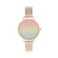 Olivia Burton Multicolor Stainless Steel Dress Watch