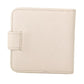 Dolce & Gabbana White Dauphine Leather Condom Case Holder Pocket Wallet