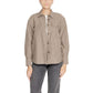 Jacqueline De Yong Beige Recycled Cotton Blouse