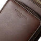Dolce & Gabbana Brown Calf Leather Zip Logo Shoulder Neck Strap Wallet