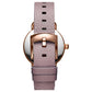 MVMT Purple Leather Dress Watch