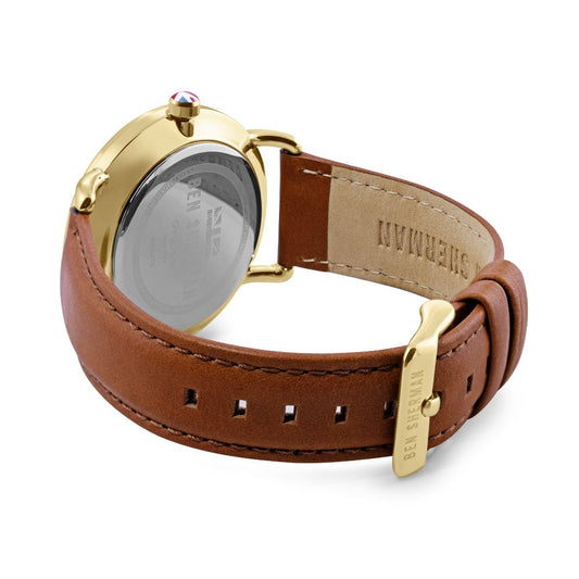 Ben Sherman Brown Leather Dress Watch