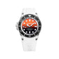 Bobroff White Rubber Sport Watch
