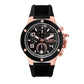 Bobroff Black Rubber Dress Watch