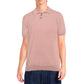 Alpha Studio Pink Cotton Polo Shirt