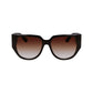 Ferragamo Brown Bio Injected Sunglasses