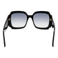 GCDS Black Acetate Sunglasses