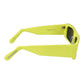 GCDS Green Plastic Sunglasses