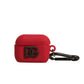 Dolce & Gabbana Red Silicone Rubber Logo Embossed Airpods Case