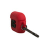 Dolce & Gabbana Red Silicone Rubber Logo Embossed Airpods Case