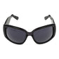 GCDS Black Acetate Sunglasses