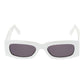 GCDS White Plastic Sunglasses