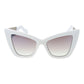 GCDS White Acetate Sunglasses