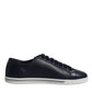 Dolce & Gabbana Blue Low Top Men Saint Tropez Sneakers Shoes