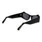 GCDS Black Acetate Sunglasses