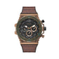 Guess Brown Synthetic Dress Watch