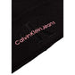 Calvin Klein Jeans Black Cotton Caps Baseball Hat