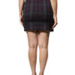 BENCIVENGA Multicolor Checkered Ruffle High Waist Mini Skirt