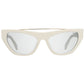 Emilio Pucci White Metal Sunglasses