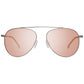 Hally&Son Gray Metal Sunglasses