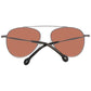 Hally&Son Gray Metal Sunglasses