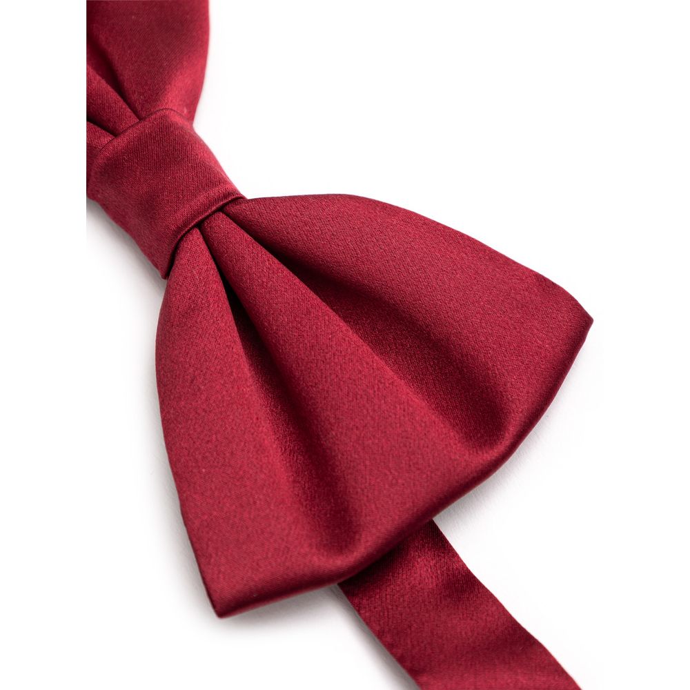 Dolce & Gabbana Red Silk Bowtie