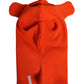Dolce & Gabbana Orange Cotton Whole Head Wrap Balaclava Hat
