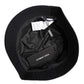 Dolce & Gabbana Black Cotton Wide Brim Bucket Hat