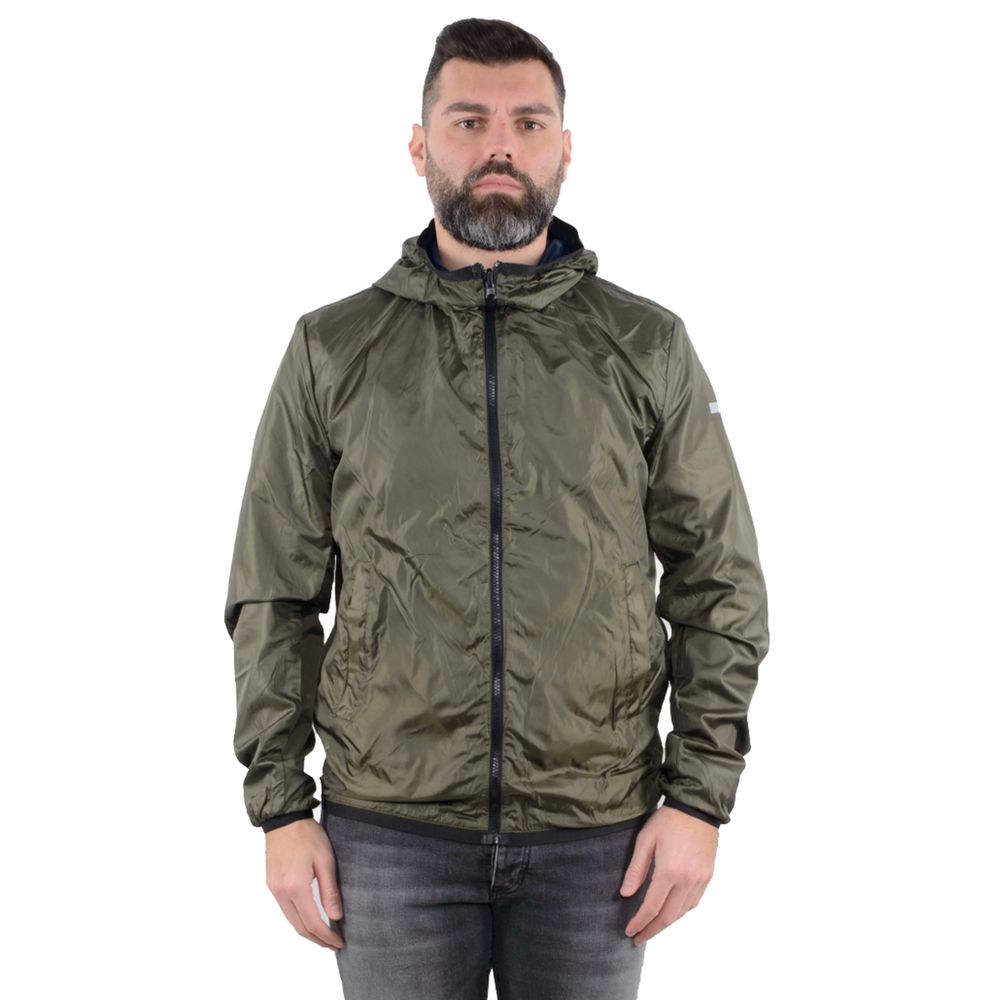 Refrigiwear Blue Nylon Men's Reversible Jacket