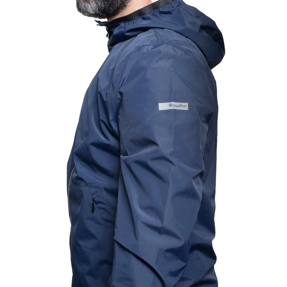 Refrigiwear Blue Nylon Men's Reversible Jacket