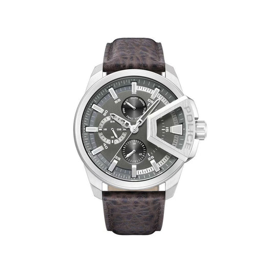 Police Brown Leather Watch