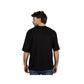 Alpha Studio Black Cotton T-Shirt