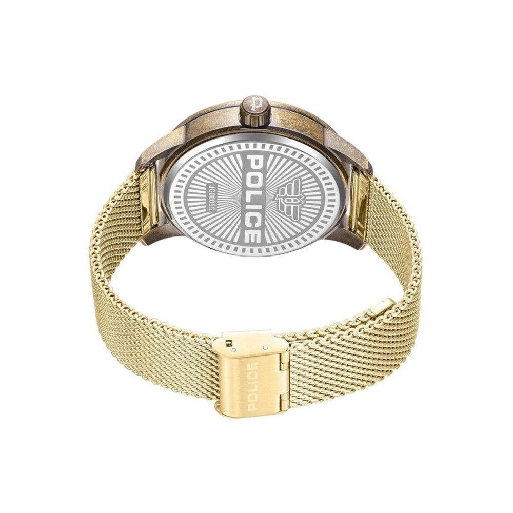 Police Gold Stainless Steel Watch