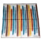 Dolce & Gabbana Multicolor Stripes Cotton Square Foulard Scarf