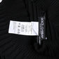 Dolce & Gabbana Black Cashmere Knitted Neck Warmer Foulard Scarf