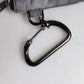 Dolce & Gabbana Black Gray Camouflage Logo Plaque Keyring Pouch Bag
