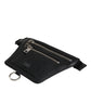 Dolce & Gabbana Black Calfskin Logo Plaque Belt Waist Men Fanny Pack Bag