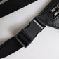 Dolce & Gabbana Black Calfskin Logo Plaque Belt Waist Men Fanny Pack Bag