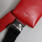 Dolce & Gabbana Red Calfskin Logo Purse Phone Belt Waist Bag