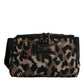 Dolce & Gabbana Multicolor Leopard DG Logo Belt Waist Fanny Pack Bag