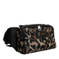 Dolce & Gabbana Multicolor Leopard DG Logo Belt Waist Fanny Pack Bag
