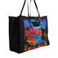 Dolce & Gabbana Multicolor Graphic Printed Top Handle Shopping Tote Bag