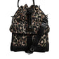 Dolce & Gabbana Multicolor Leopard Cotton Shoulder Bucket Bag