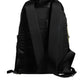 Dolce & Gabbana Black Logo Tape Polyamide School Travel Backpack Bag