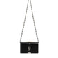 Versace Black Calfskin Leather Chain Strap Shoulder Crossbody Bag