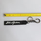 Dolce & Gabbana Black White DG Logo Silver Men Keychain Polyester Keyring