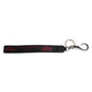 Dolce & Gabbana Black Nylon Logo DG Crown Men's Holder Keychain Keyring