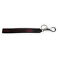 Dolce & Gabbana Black Nylon Logo DG Crown Men's Holder Keychain Keyring