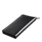 Dolce & Gabbana Black Blue Exotic Leather Embossed Continental Wallet